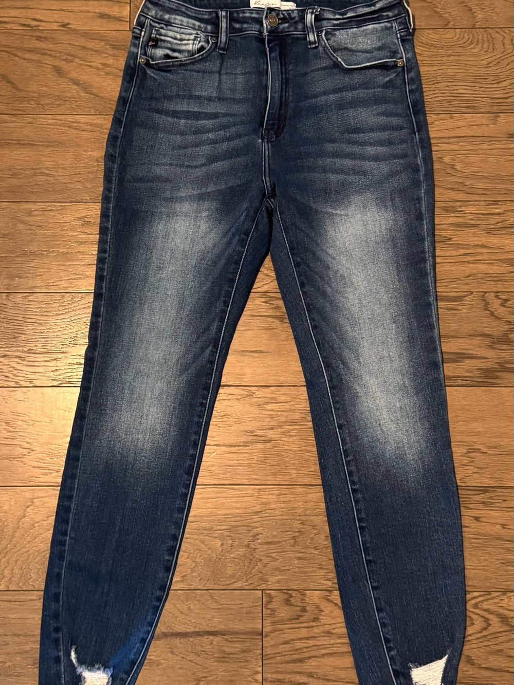 KanCan Women's Skinny Jeans - Dark Blue Wash
